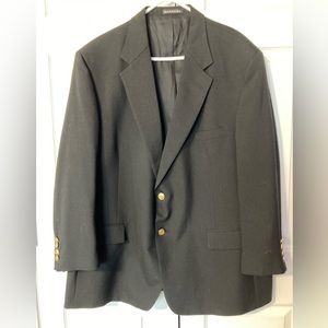 Wimbledon of‎ England men’s Black Sport Coat Suit Jacket 50R 100% wool